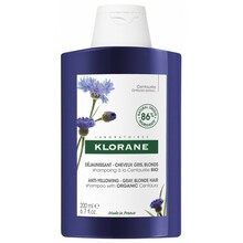 Klorane Chrpa BIO Shampoo - Shampoo neutralizing yellow tones 400 ml