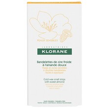 Klorane Cold Wax Small Strips - Cold wax tapes for the face 6 vnt.