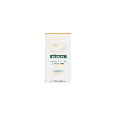 Klorane Cold Wax Small Strips - Cold wax tapes for the face 6 vnt.