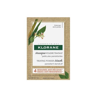 Klorane Treating Powder-Mask ( 8 x 3 g ) - Anti-dandruff hair mask