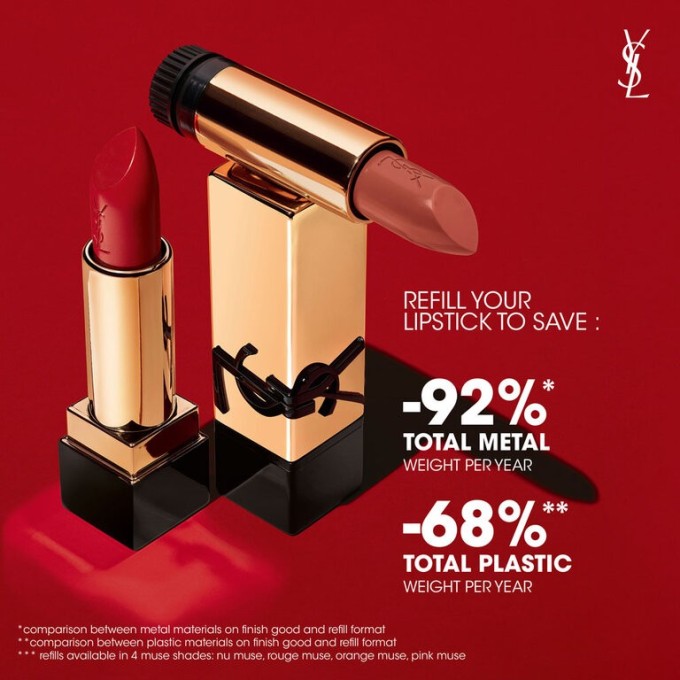 Yves Saint Laurent Rouge Pur Couture Caring Satin lūpų dažai - Satininiai lūpų dažai 3,8 g Nude