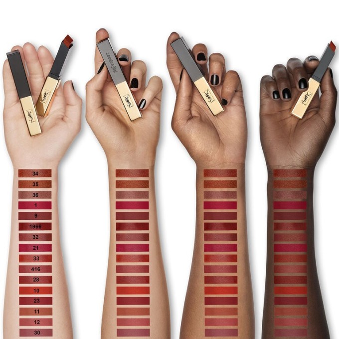 Yves Saint Laurent ploni matiniai lūpų dažai su odos efektu Rouge Pur Couture The Slim 2,2 g 33