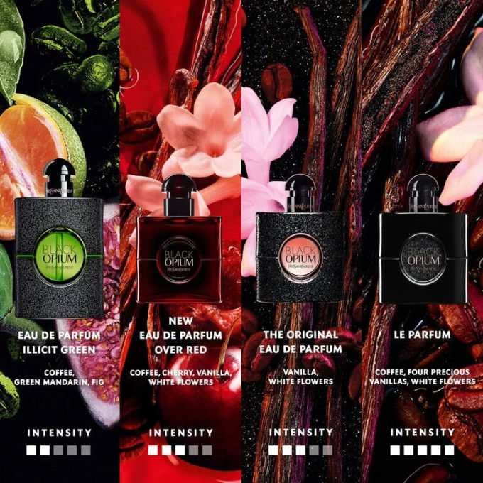 Yves Saint Laurent Black Opium Le Parfum EDP kvepalai moterims, 30 ml