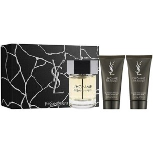 Yves Saint Laurent L'Homme Gift Set EDT 100 ml After Shave Balm L'Homme 50 ml shower gel and
