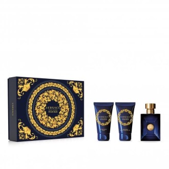 Versace Dylan Blue rinkinys EDT 50 ml, dušo želė Dylan Blue 50 ml ir balzamas po skutimosi Dylan