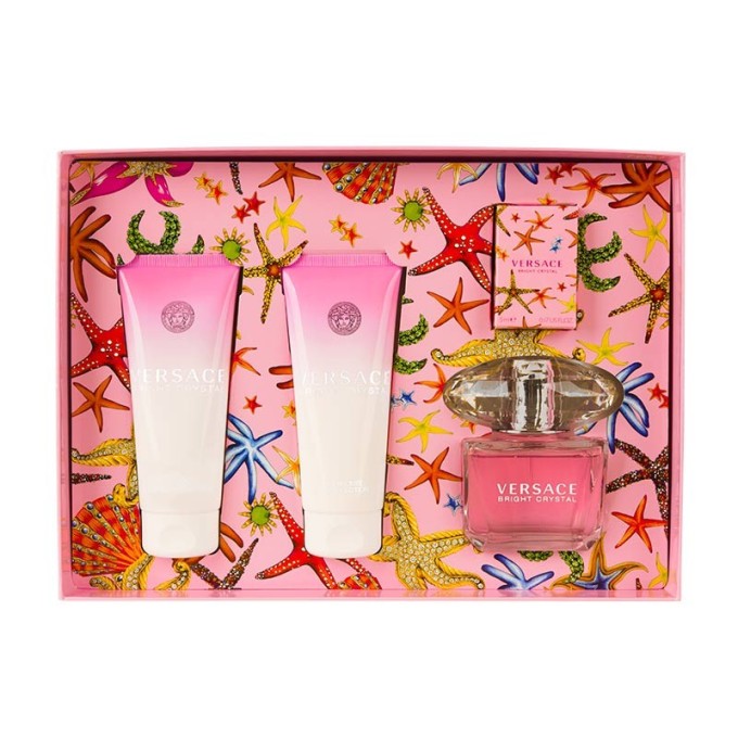 Versace Bright Crystal Gift Set EDT 90 ml, body lotion 100 ml Crystal