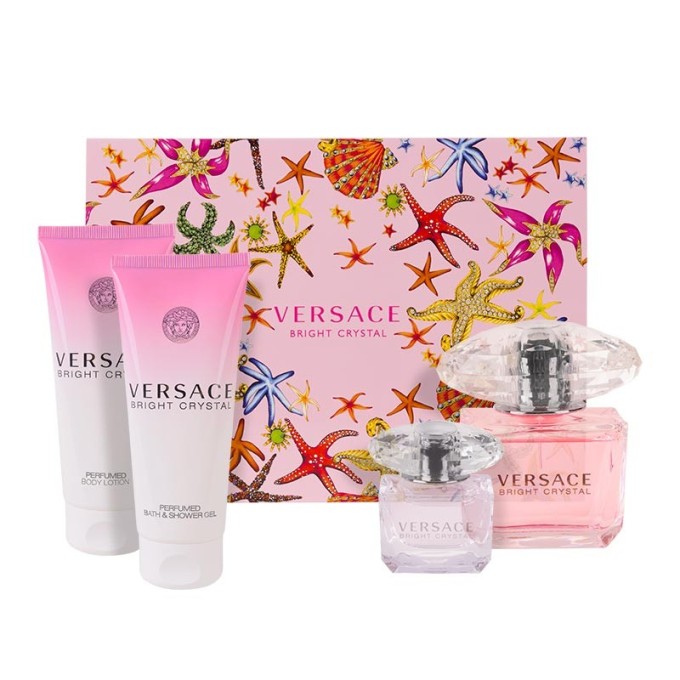 Versace Bright Crystal Gift Set EDT 90 ml, body lotion 100 ml Crystal