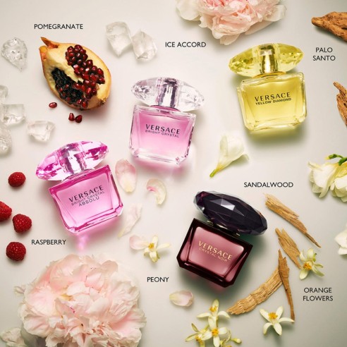 Versace Bright Crystal EDT Tester kvepalai moterims, 90 ml