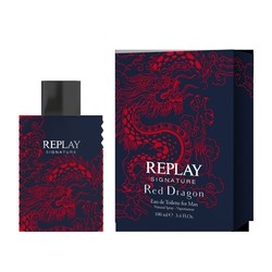 Replay Signature Red Dragon EDT kvepalai vyrams, 30 ml