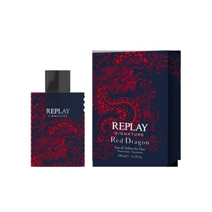 Replay Signature Red Dragon EDT kvepalai vyrams, 30 ml