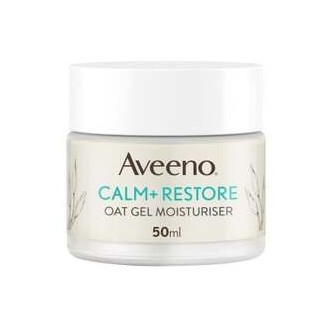 Aveeno Calm + Restore Oat Gel Moisturiser - Soothing and hydrating skin gel 50 ml