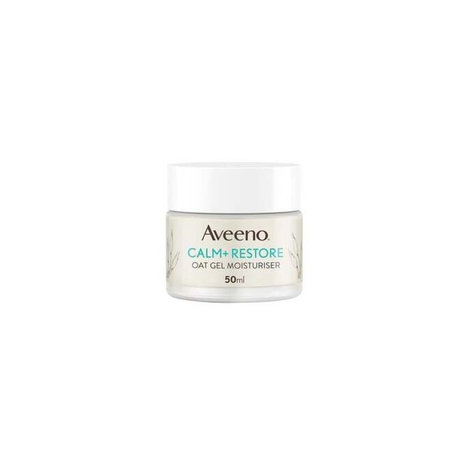 Aveeno Calm + Restore Oat Gel Moisturiser - Soothing and hydrating skin gel 50 ml