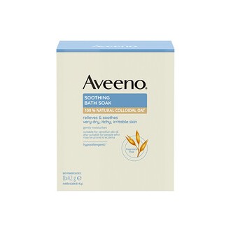 Aveeno Soothing Bath Soak 8 x 42 g - Soothing oatmeal bath