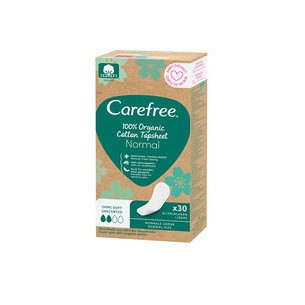 Carefree Organic Cotton Normal 30 vnt.