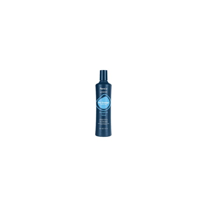 Fanola Wonder No Orange Extra Care Shampoo - neutralizuojantis šampūnas rudiems atspalviams, 1000 ml