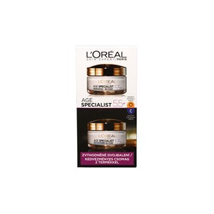 L´Oréal Set of Day and Night Anti-wrinkle Age Special ist 55+ 2 x 50 ml