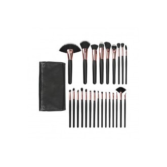 MIMO Makeup Brush Set Black ( 24 vnt. 