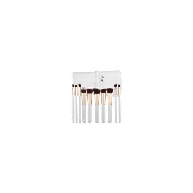 MIMO Makeup Brush Set Kabuki White ( 10 vnt. 
