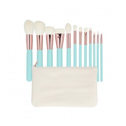 MIMO Makeup Brush Set Turquoise ( 12 vnt. 