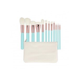 MIMO Makeup Brush Set Turquoise ( 12 vnt. 