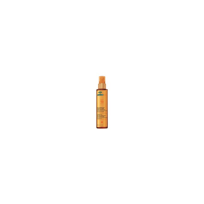 Nuxe Sun Tanning Oil For Face And Body SPF 10 - Bronze suntan oil for face and body 150 ml