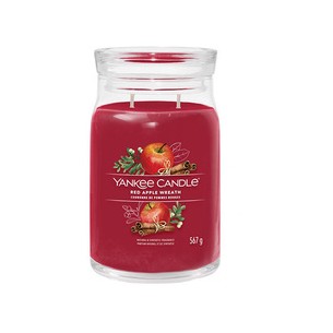Yankee Candle Red Apple Wreath Signature Candle ( věnec z redch jablek ) - Vonná svíčka 567 g
