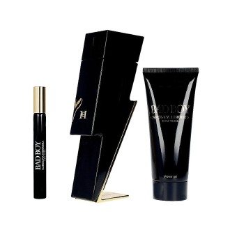 Carolina Herrera Bad Boy Dovanų rinkinys EDT 100 ml, dušo želė 100 ml ir mini EDT 10 ml vyrams 2