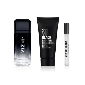 Carolina Herrera 212 VIP Men Black EDP gift set 100 ml, shower gel 100 2