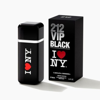 Carolina Herrera 212 VIP Black I Love NY Limited Edition EDP kvepalai vyrams, 100 ml