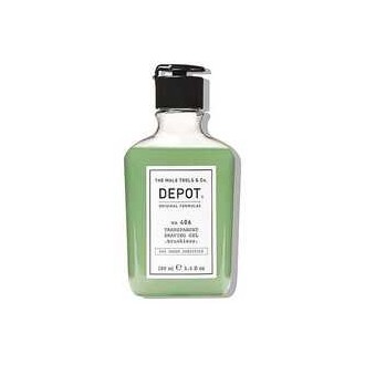 Depot No. 406 Transparent Shaving Gel - Nepěnivý gel na holení 100 ml