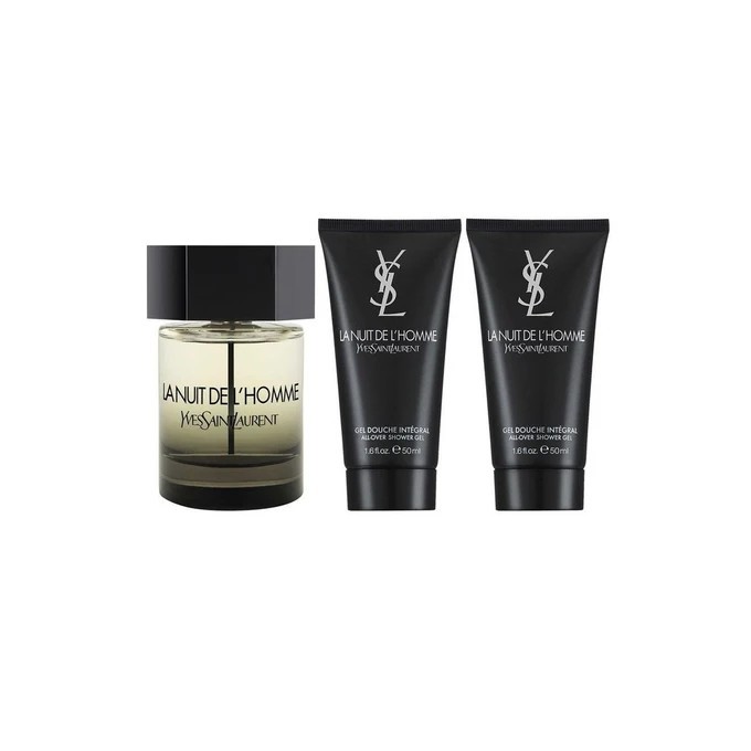 Yves Saint Laurent La Nuit L´Homme Gift Set EDT 100 ml and shower gel 2 x 50 ml vyrams
