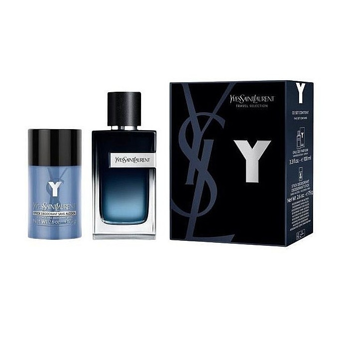 Yves Saint Laurent Y Eau de Parfum Gift set EDP 100 ml ir dezodorantas 75 ml vyrams