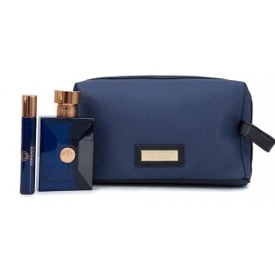 Versace Dylan Blue rinkinys EDT 100 ml + EDT 10 ml + kosmetinė