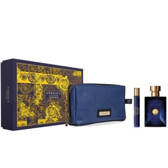 Versace Dylan Blue rinkinys EDT 100 ml + EDT 10 ml + kosmetinė