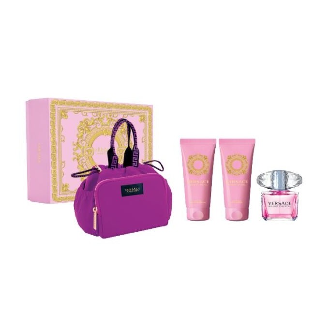 Versace Bright Crystal Gift set EDT 90 ml, body lotion 100 ml, shower 