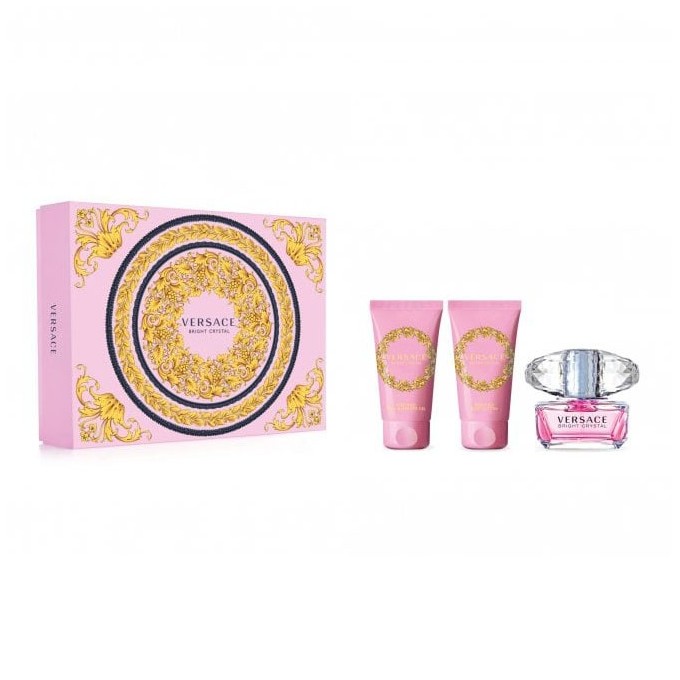 Versace Bright Crystal Gift Set EDT 50 ml, body lotion Bright Crystal