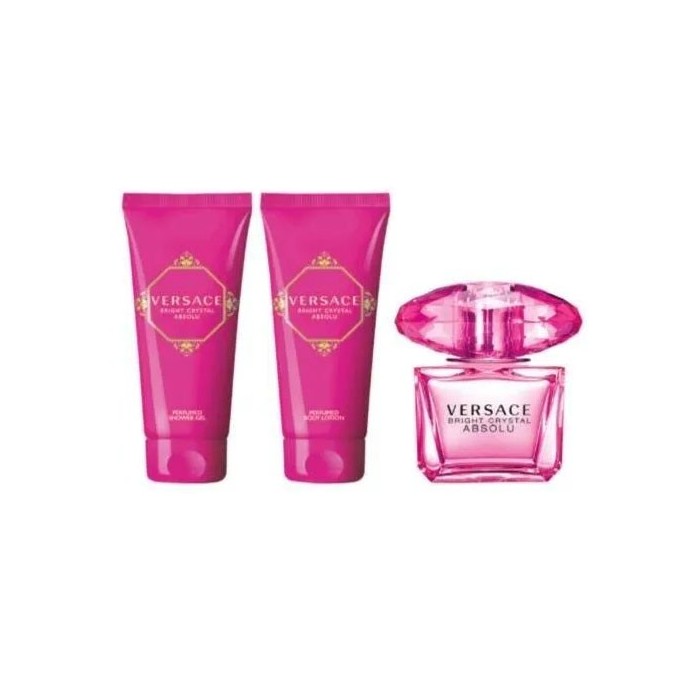 Versace Bright Crystal Absolu Gift set EDP 90 ml, body lotion 100 ml,
