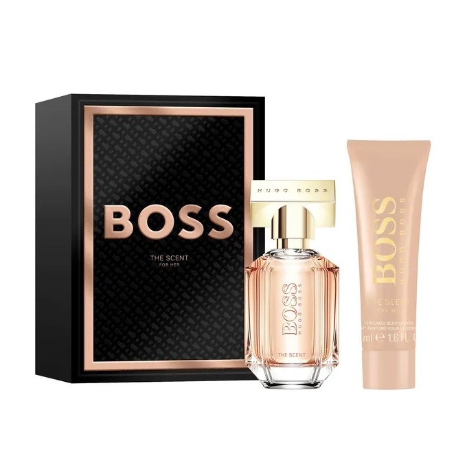Hugo Boss The Scent for Her dovanų rinkinys moterims – EDP 30 ml ir kūno losjonas 50 ml