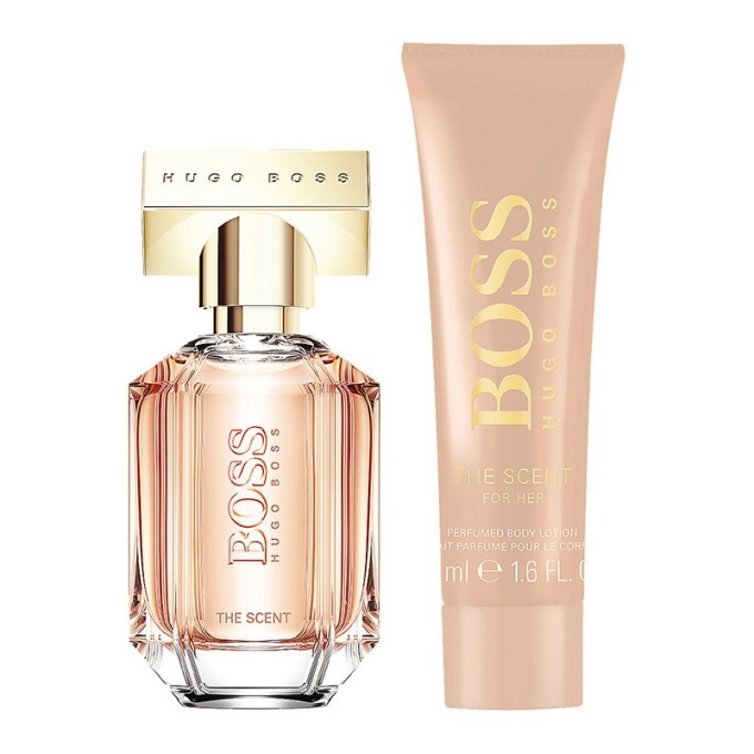Hugo Boss The Scent for Her dovanų rinkinys moterims – EDP 30 ml ir kūno losjonas 50 ml