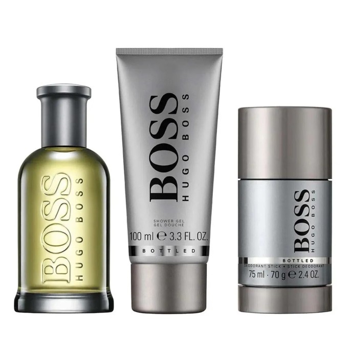 Hugo Boss Boss Bottled Dovanų rinkinys EDT 100 ml, dušo želė 100 ml ir dezodorantas 75 g vyrams
