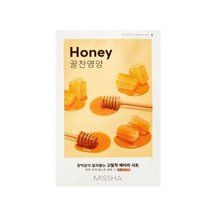Missha Honey Airy Fit Sheet Mask - Nourishing facial mask 19 g