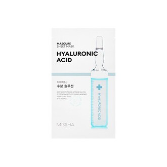 Missha Mascure Hyaluronic Acid Sheet Mask - Hydrating facial mask 27 ml