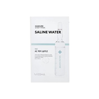 Missha Mascure Saline Water Sheet Mask - Soothing mask for sensitive skin 1 vnt.