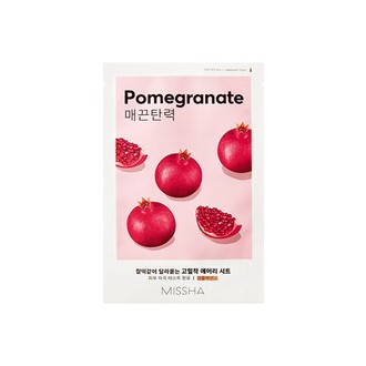 Missha Pomegranate Airy Fit Sheet Mask - Firming facial mask 19 ml