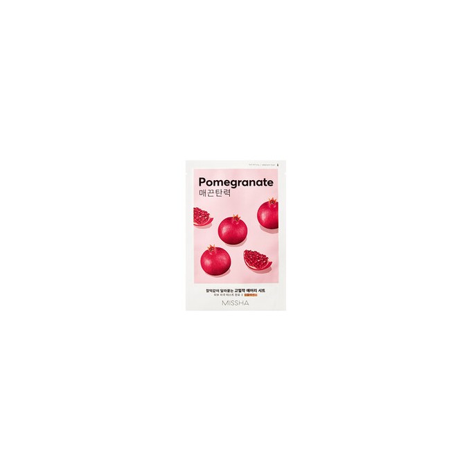 Missha Pomegranate Airy Fit Sheet Mask - Firming facial mask 19 ml