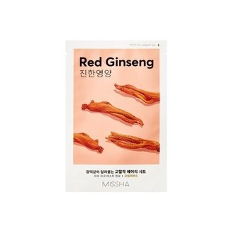 Missha Red Ginseng Airy Fit Sheet Mas) - Nourishing sheet face mask 19 g