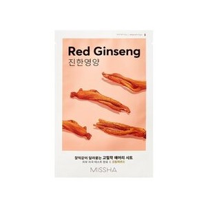 Missha Red Ginseng Airy Fit Sheet Mas) - Nourishing sheet face mask 19 g
