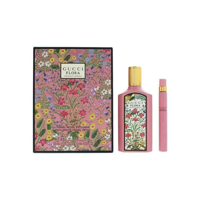 Gucci Flora Gorgeous Gardenia Dárková sada EDP 100 ml a miniaturka EDP