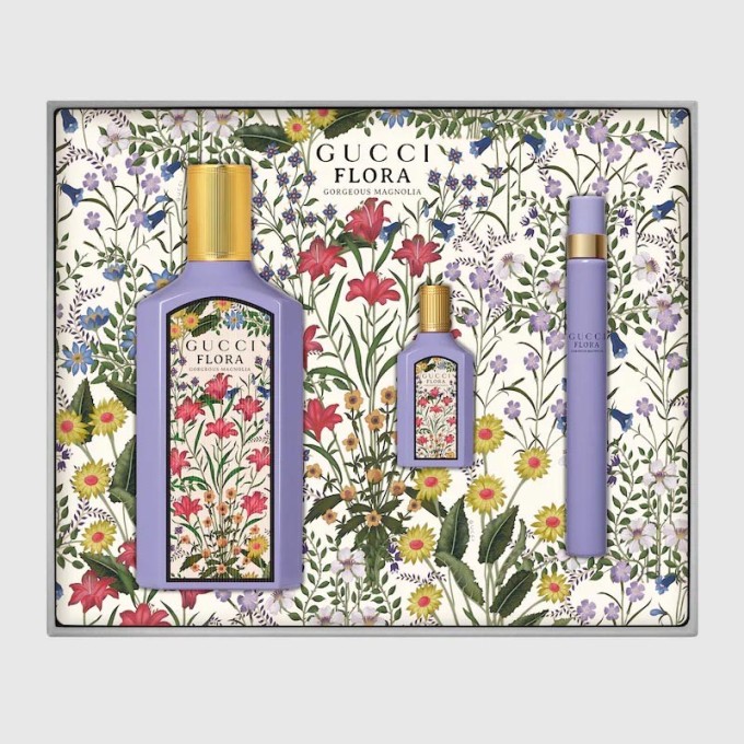 Gucci Flora Gorgeous Magnolia Dárková sada EDP 100 ml, miniaturka EDP