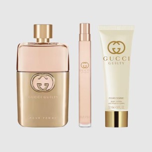 Gucci Guilty Pour Femme dovanų rinkinys - EDP 90 ml, kūno losjonas 50 ml ir mini EDP 10 ml